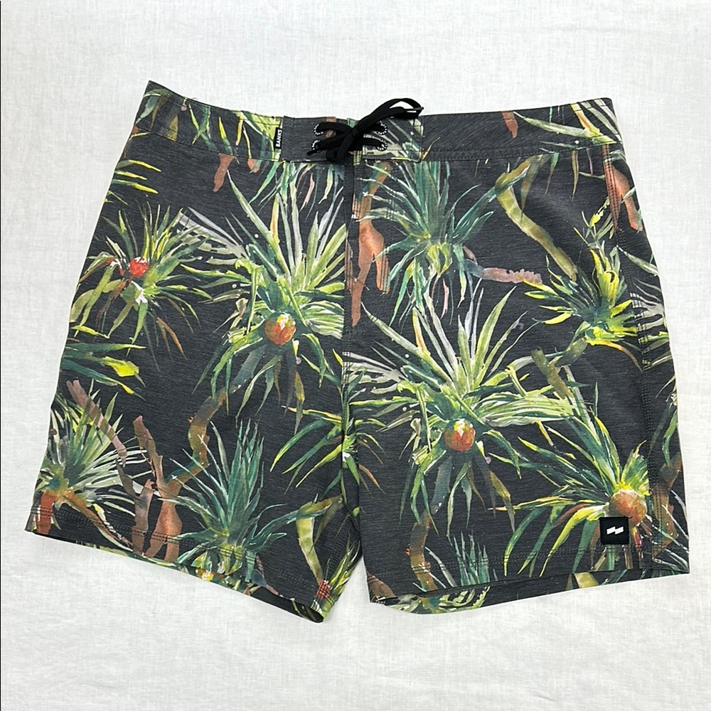 Tropical Print Men's Swim Shorts